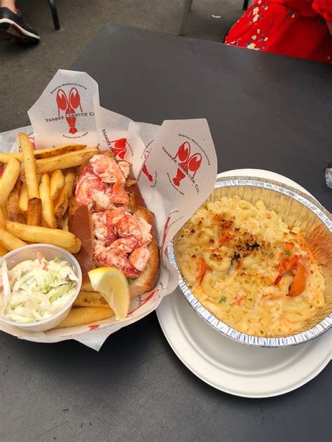 Yankee lobster boston - I recently visited Yankee Lobster and ordered the hot buttered lobster roll. The roll was huge and filling, with a generous amount of lobster meat. The lobster was cooked perfectl